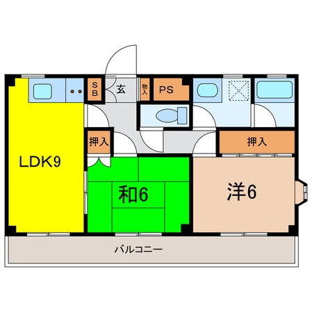 グランヴェル東松山の物件間取画像